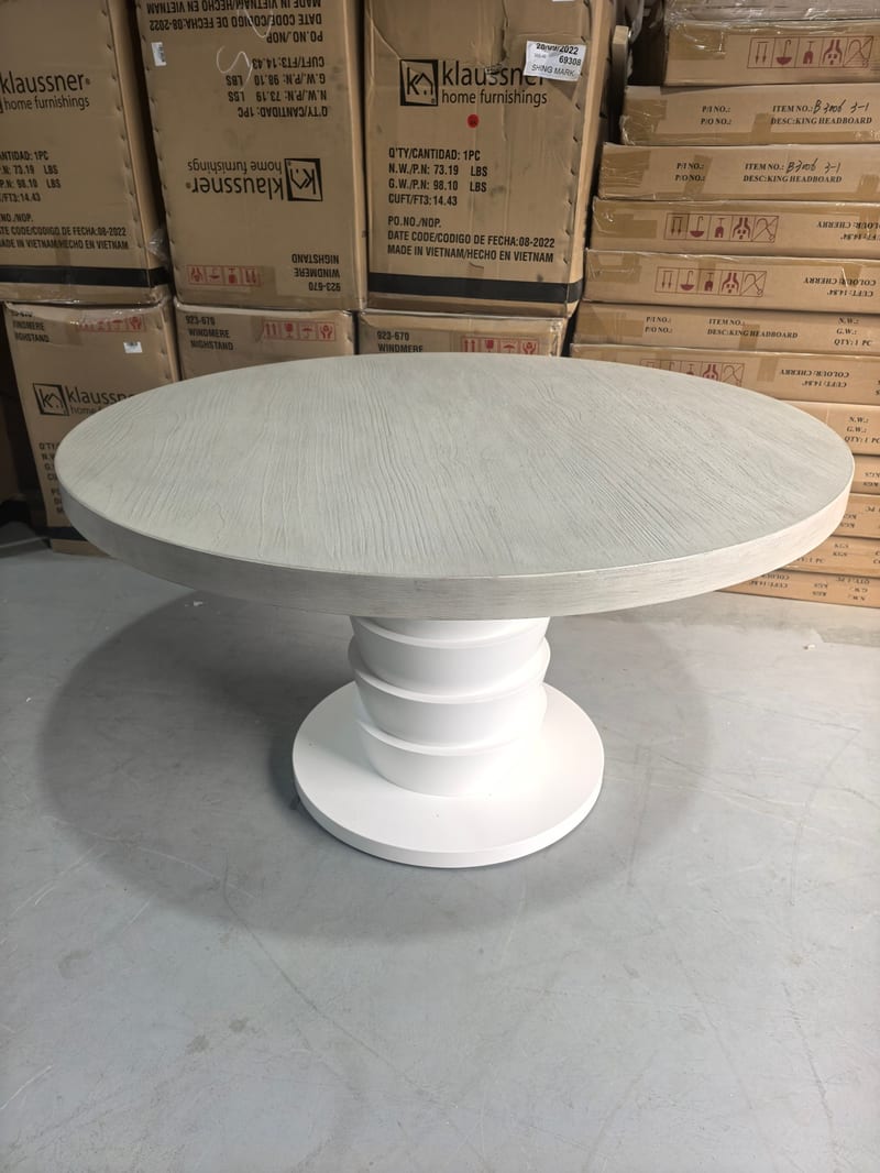 Markor ART Round Dining Table, Walnut & Ash