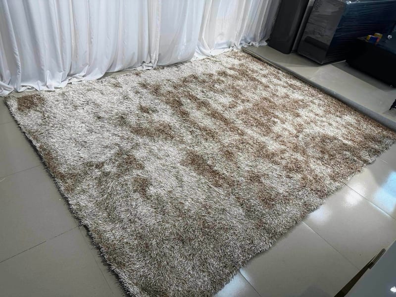 Aililan DT-1102 Beige-Brown Rectangular Area Rug