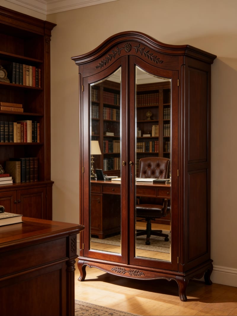 Bally William A2004 Solid Mahogany Wardrobe