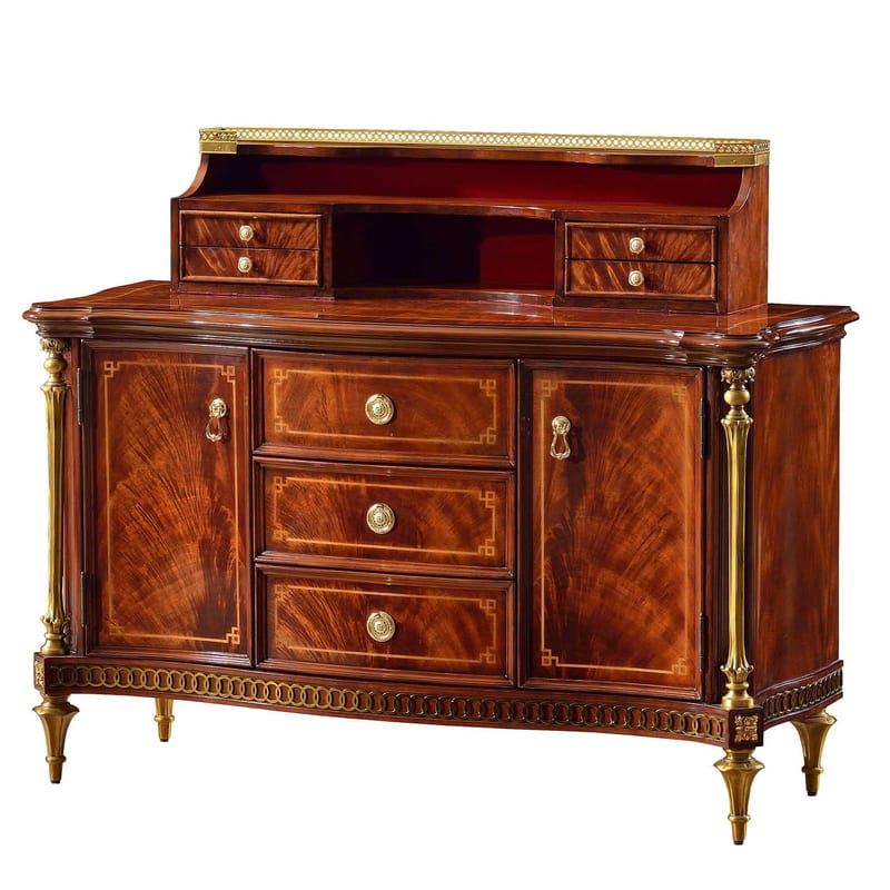 Thailand Alexander Mahogany Shell-Inlay Chest