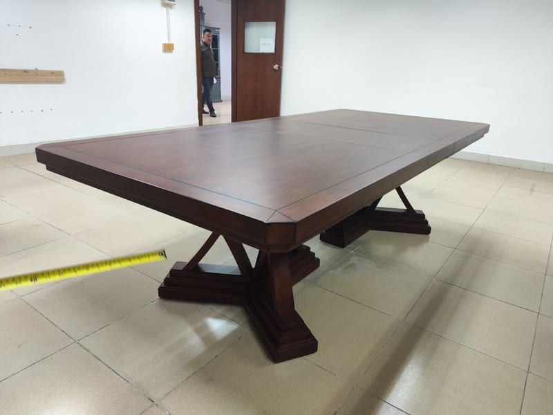 Lainas Solid Wood Rustic Long Dining Table