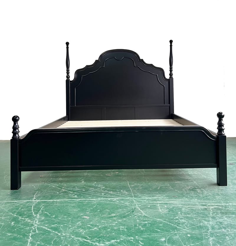 Diana Anna Solid Mahogany Wood Bed
