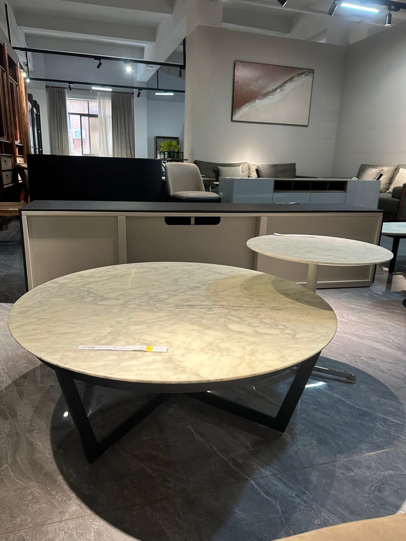 Beson Jizhi Italian Marble Round Coffee Table