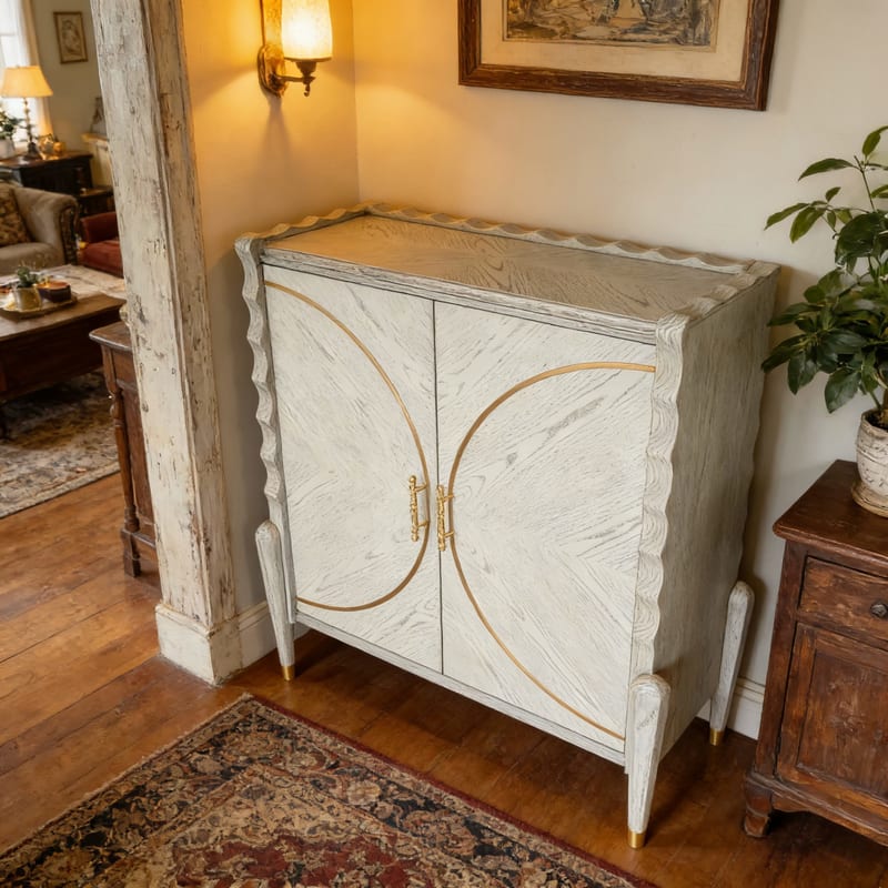 Haosen J-1907 Solid American White Ash Shoe Cabinet