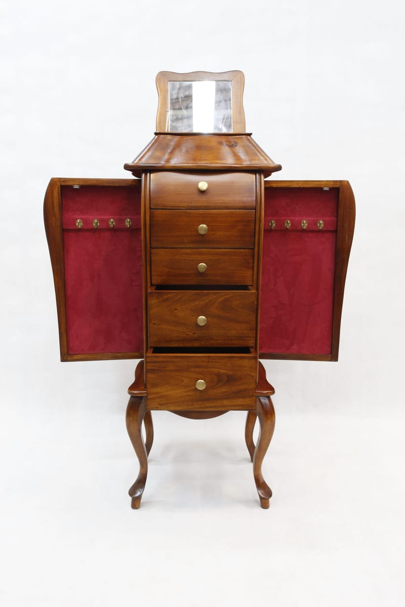 Bally William A2004 Mahogany Dresser & Jewelry Chest