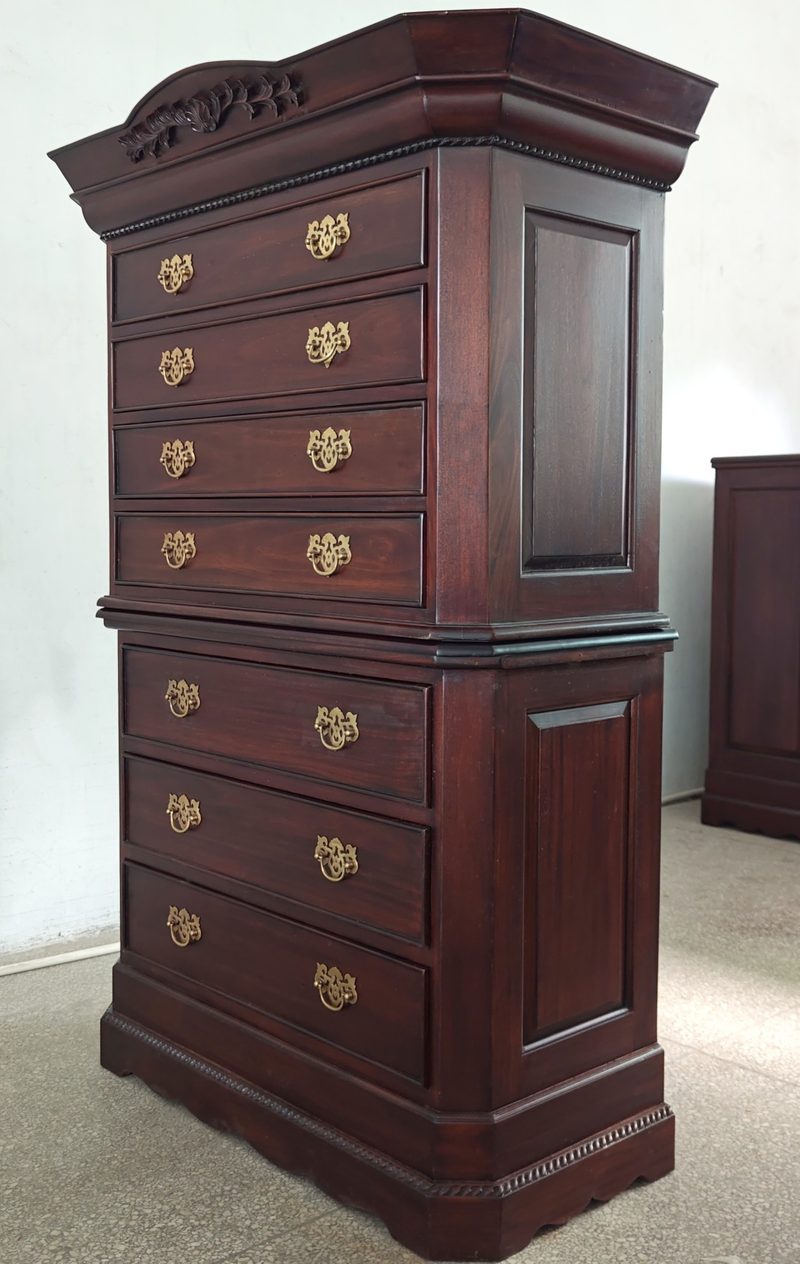 Bally William Mahogany Tall Chest, 8 Drawers