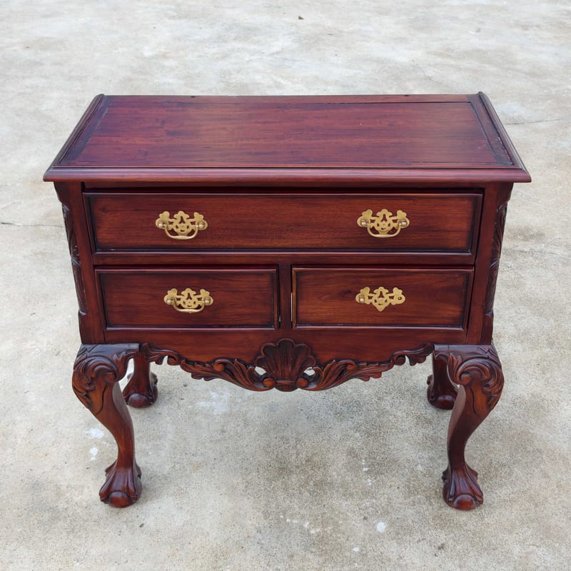 Bally William 1837 Mahogany High-Leg Three-Drawer Cabinet