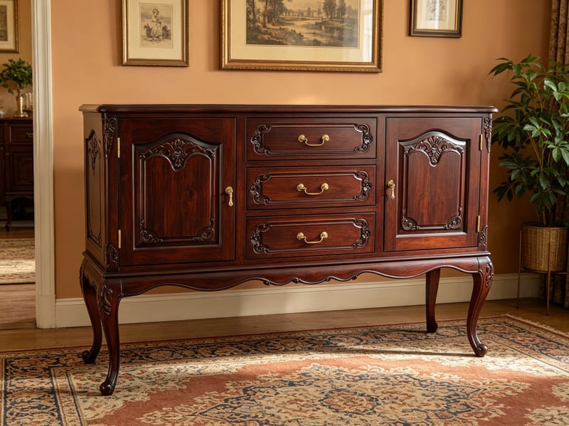 Bally William Mahogany Solid Wood Chest A2004