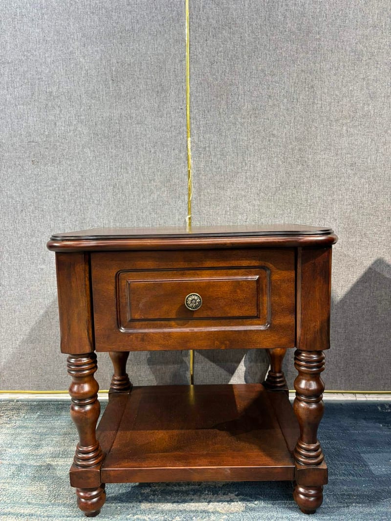 CTG115 Mahogany Solid Wood American Nightstand