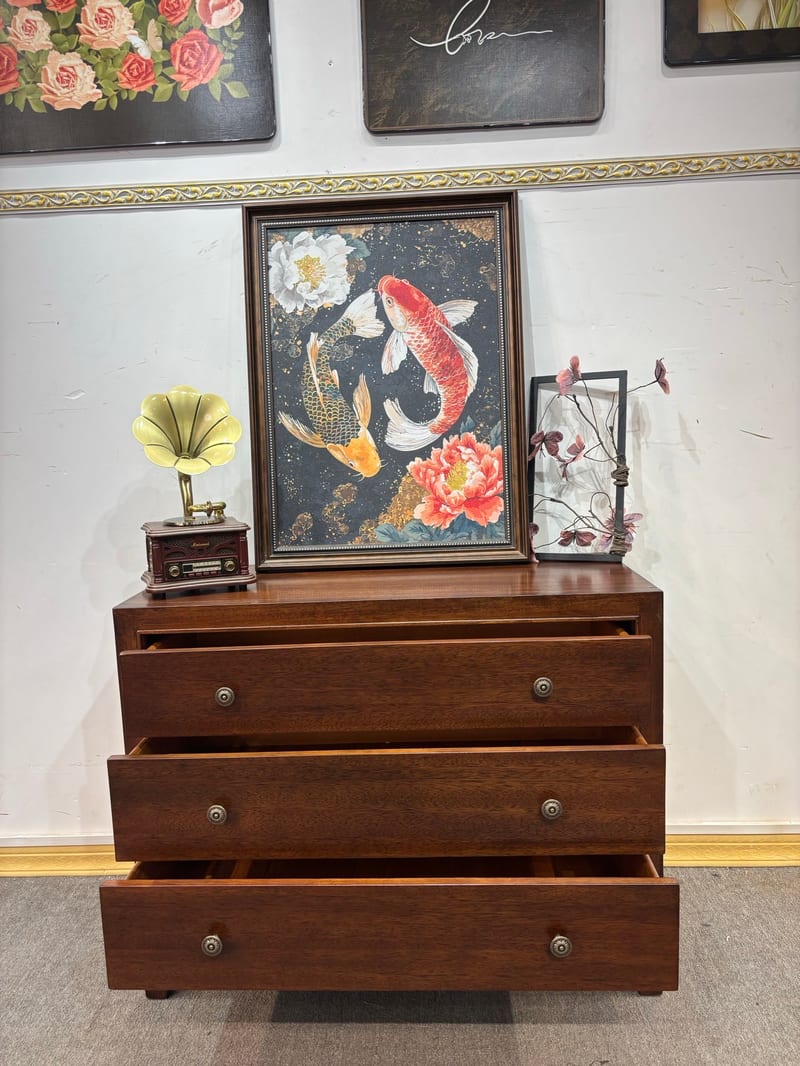 American Solid Mahogany 3-Drawer Dresser SDG001
