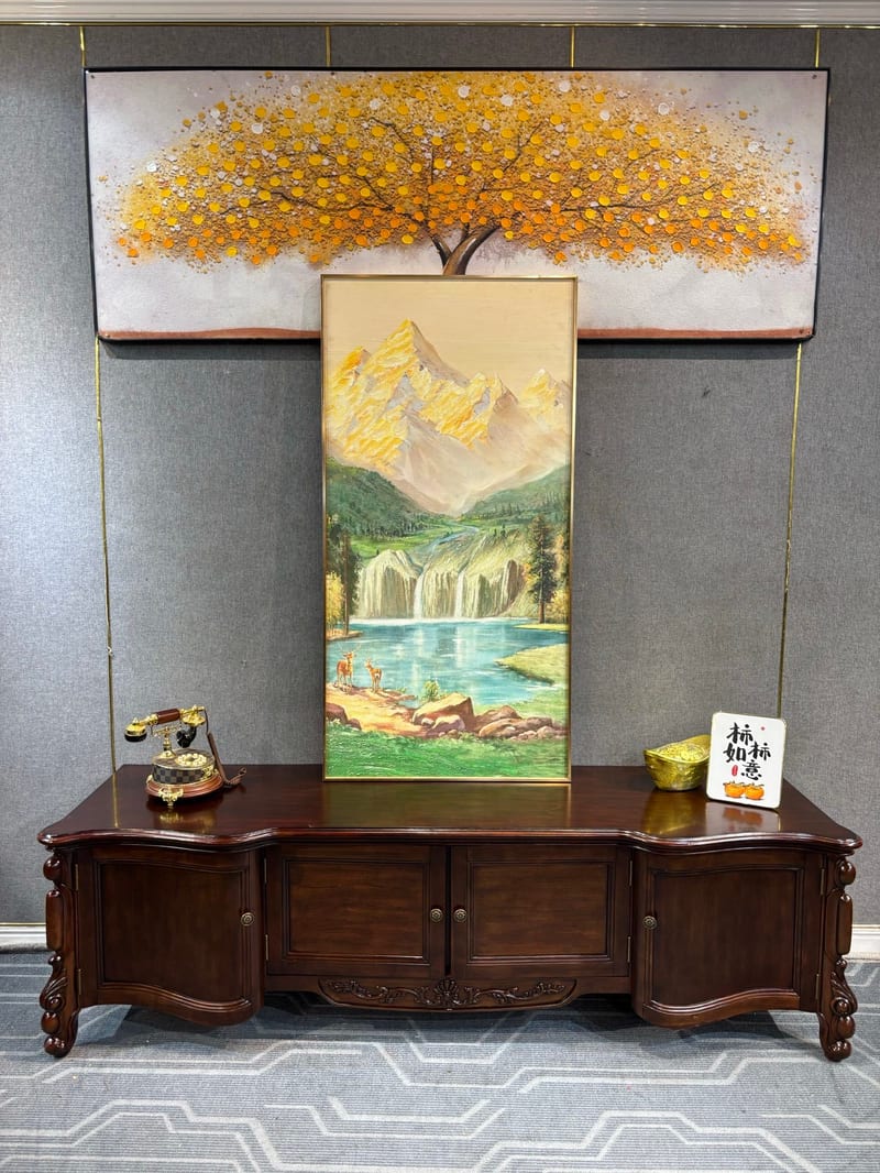 DSG149 American Solid Mahogany TV Stand