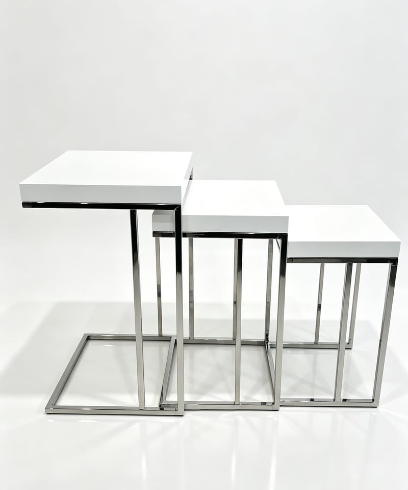 A&X Armani Selina 3-Piece Accent Table Set