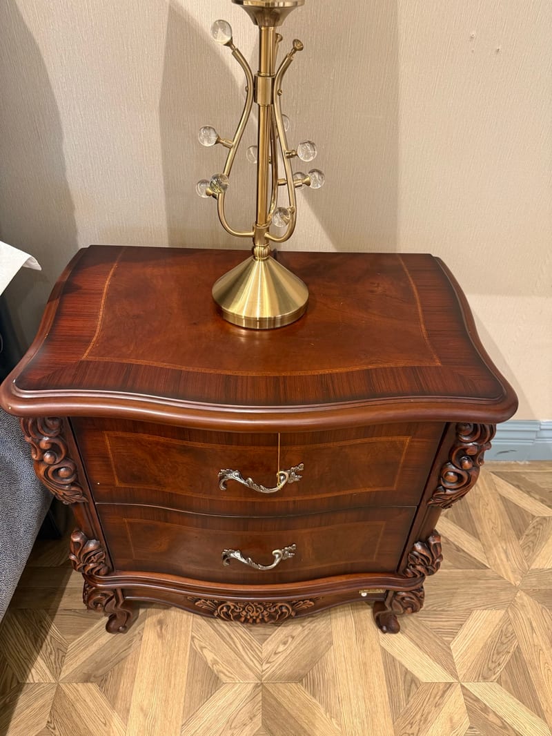 Baojule U901B American Solid Mahogany Nightstand