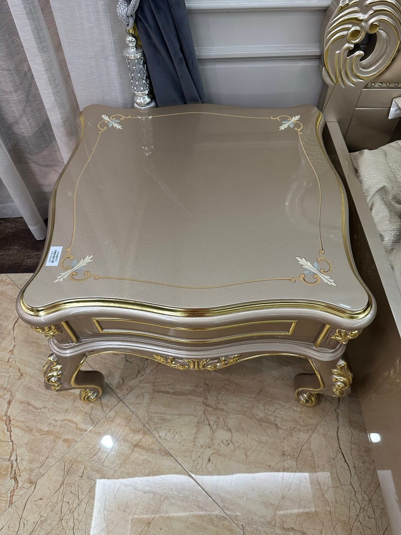 Baojule YF008B Champagne Gold Beech Nightstand