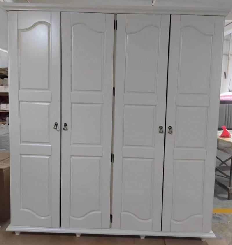 Oak Cloister Four-Door Solid Wood Wardrobe