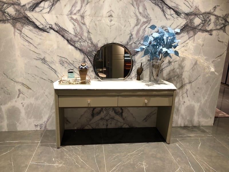 Romandica 9021-3 Jazz White Marble Vanity Table