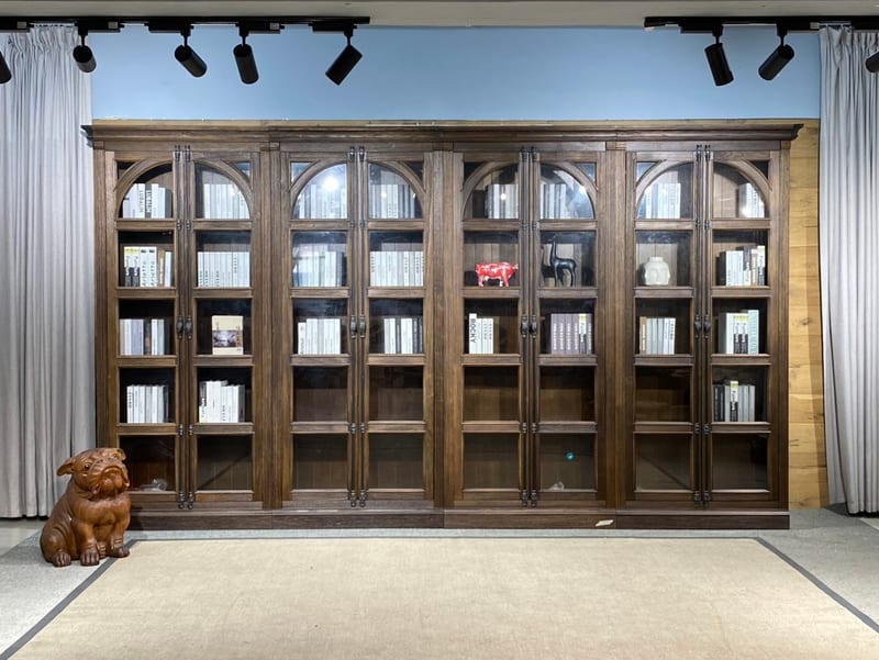 Martin Brushed Solid Wood Modular Bookcase