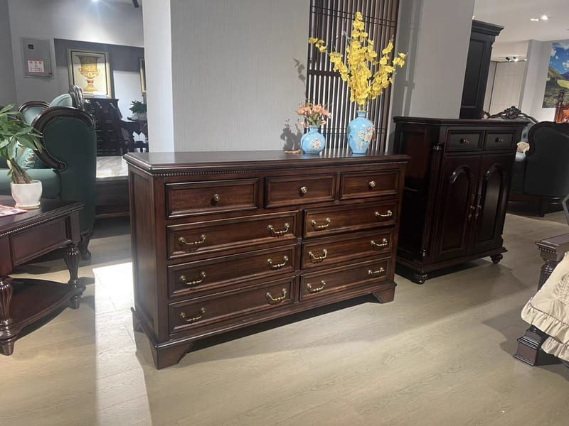 American Classic Solid Wood 9-Drawer Dresser