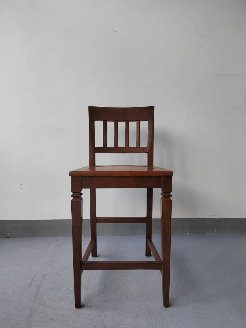Alexandre 531-841 American Solid Rubberwood Bar Stool