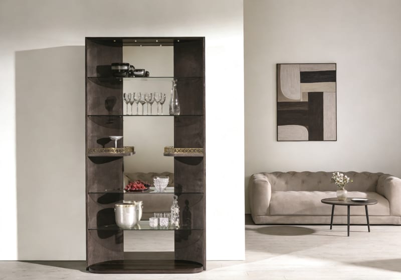 Menoir BMLQ-JTJ2030 Smoked Eucalyptus Gloss Room Divider Cabinet