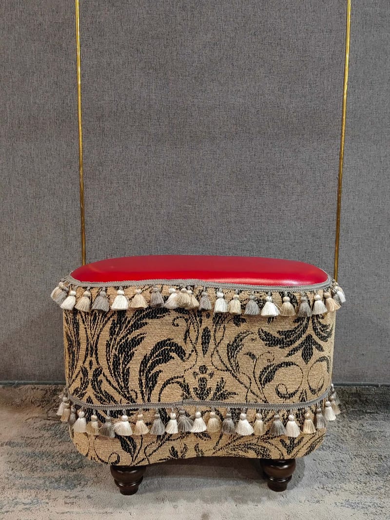 Guangdong Famous Brand American Leather Vanity Stool ZD329