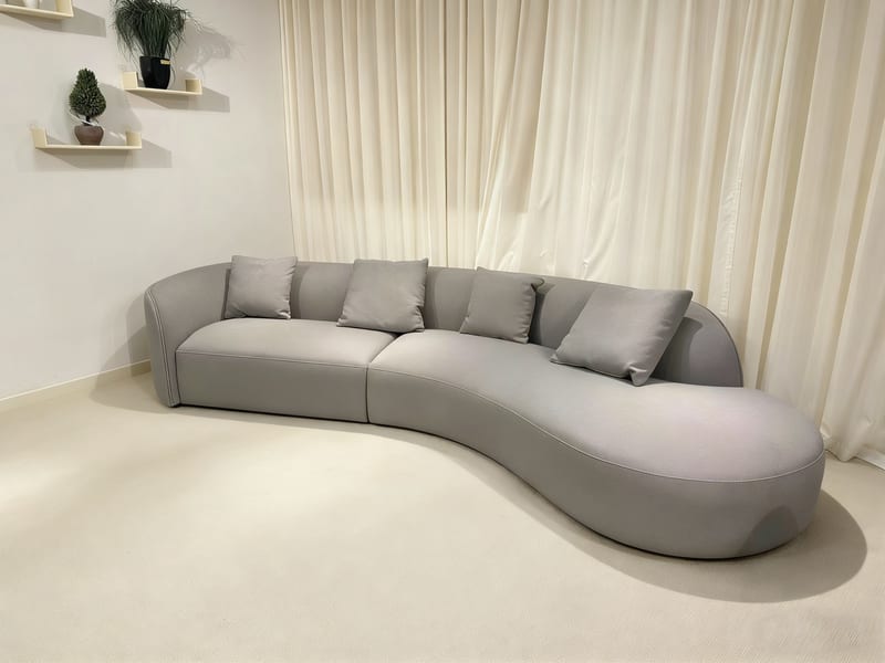 Youfan Art S259 Free-Form Sectional Sofa with Left Chaise