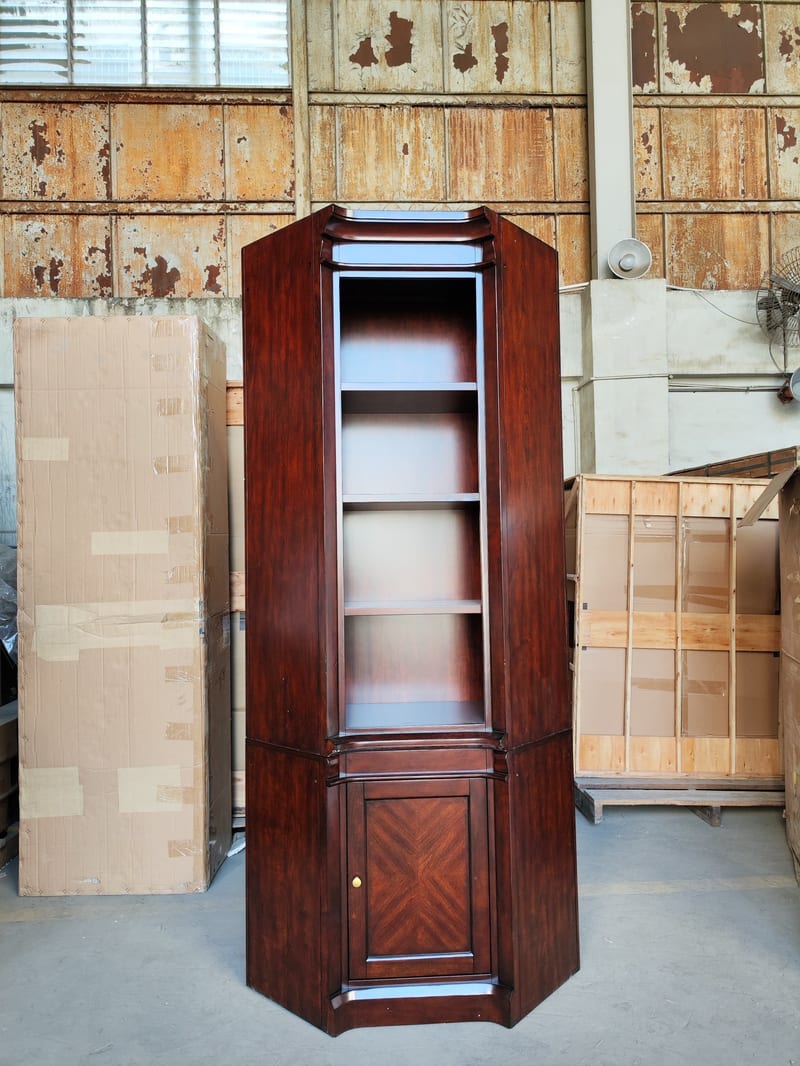 Four Corners FC Cherry Corner Bookcase