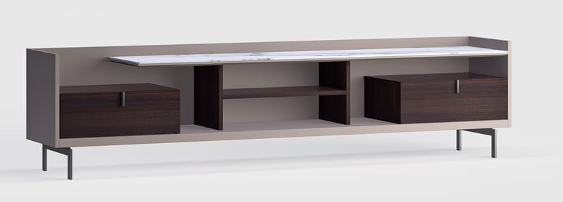 Renhao Yijian OT DG-66302 Deep Gray Modern TV Stand