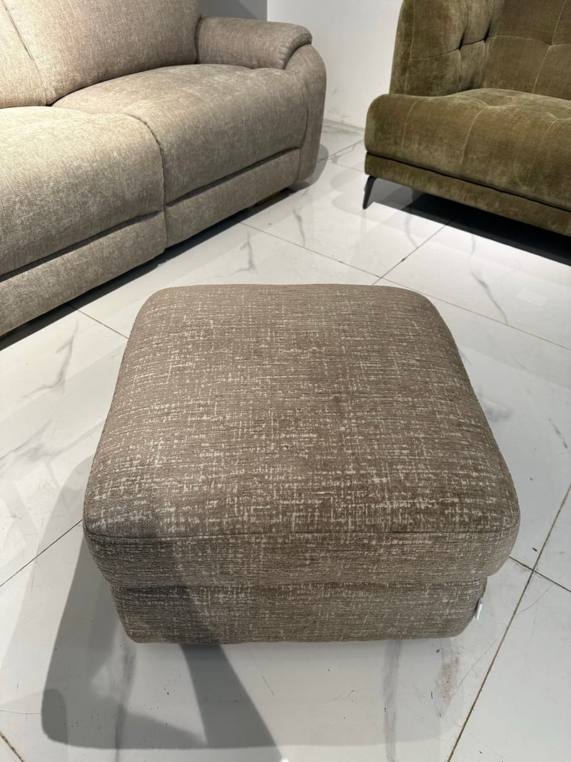 Imported Fabric Storage Ottoman