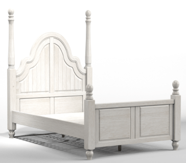 British Hut Aisier Solid Wood French Bed, Natural