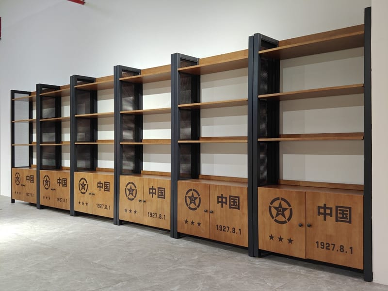 Qicai Rensheng Q19-FG1020 American Solid Wood Bookcase