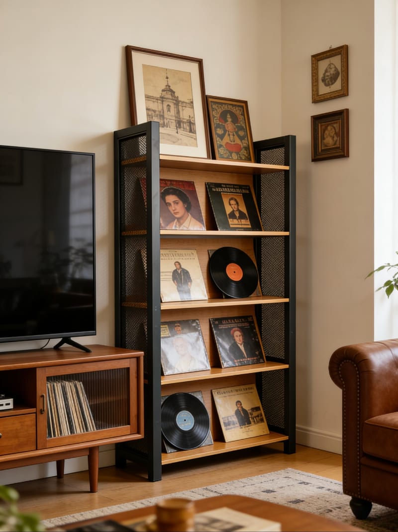 Qicai Rensheng Q19-FG1020 Solid Wood Bookshelf