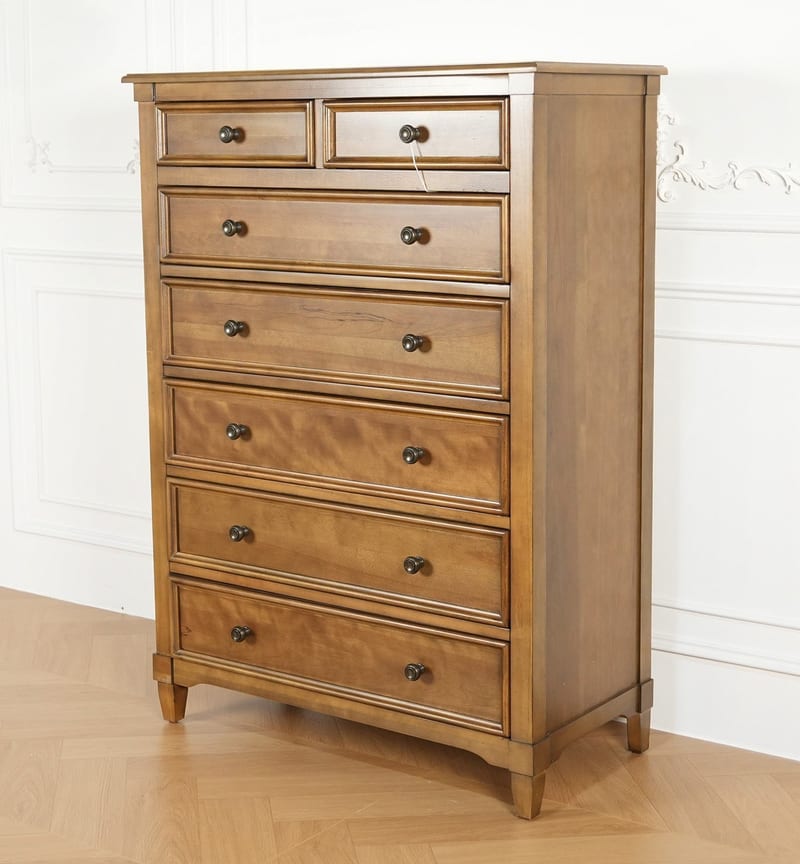 Abbyson American Seven-Drawer Dresser, Cherry Veneer