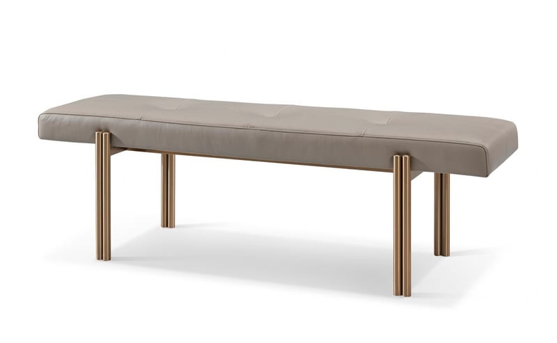 Renhao Jupin New York Trend Leather Bench BD-55101-D