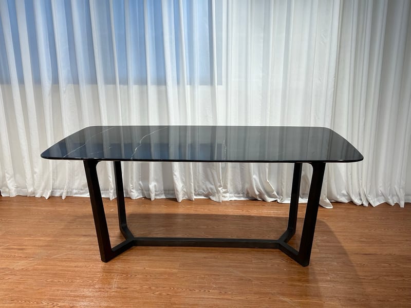 Ash & Natural Marble Rectangular Dining Table 1707#