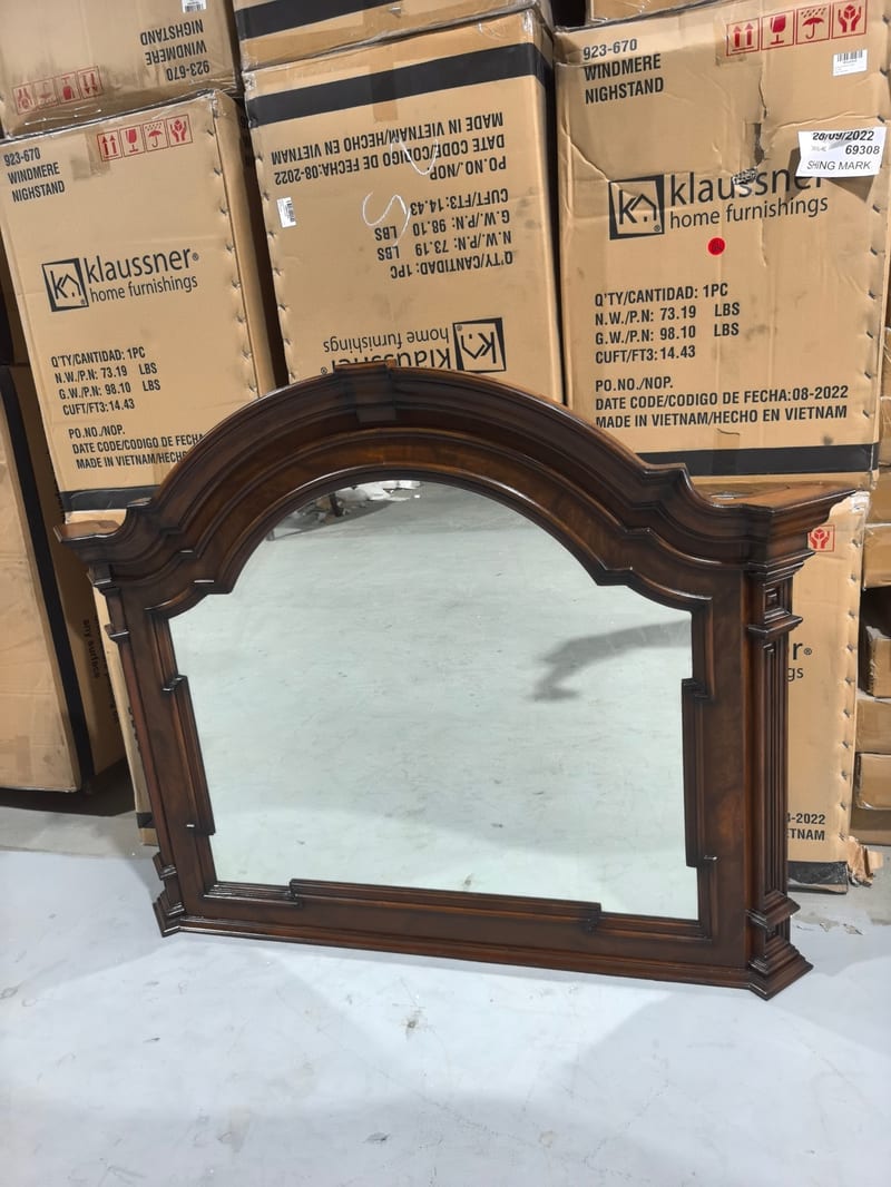 Morgan Family American Beech & Silver Vanity Mirror MG820-231