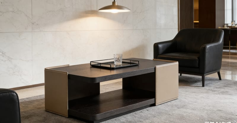 Ruimeng SL1531-C Oak Coffee & Side Table