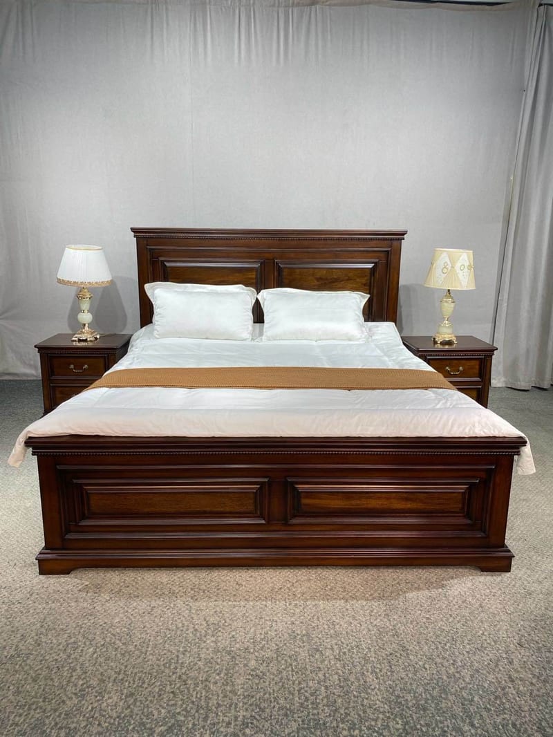 Sendu M801 American Solid Walnut Wood Bed