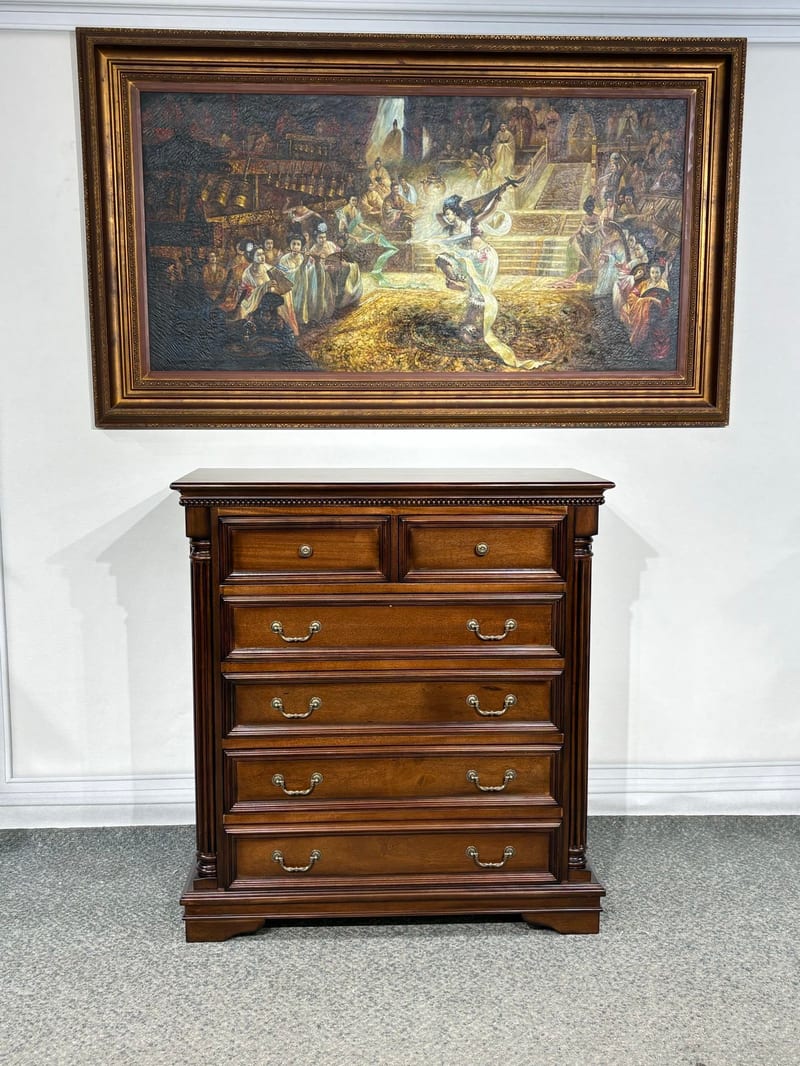 Sendu M813 Walnut Six-Drawer Dresser
