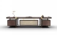 Heyan H-Yan Guan Series Solid Wood Executive Desk