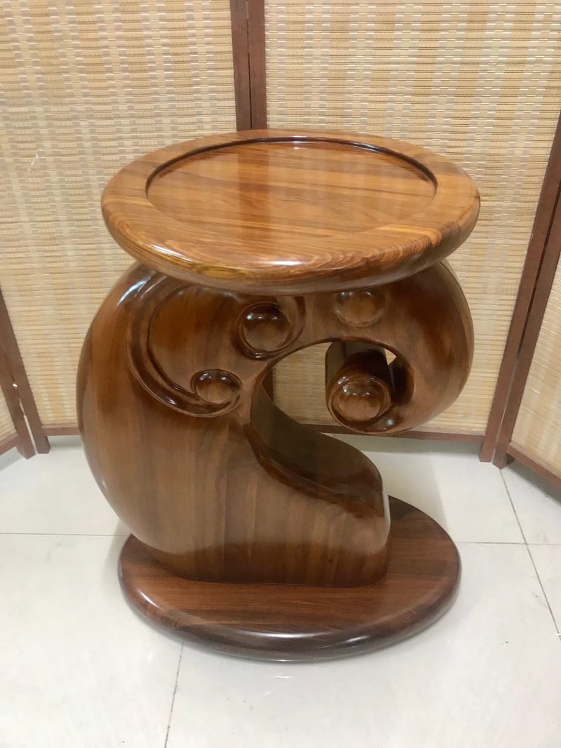 Geniste HDX8888 Solid Wujinmu Low Plant Stand