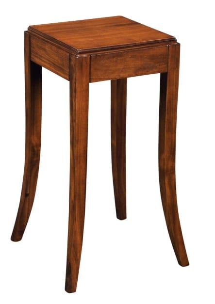 Weisenbojue Mango Wood Low Plant Stand, Dark Brown