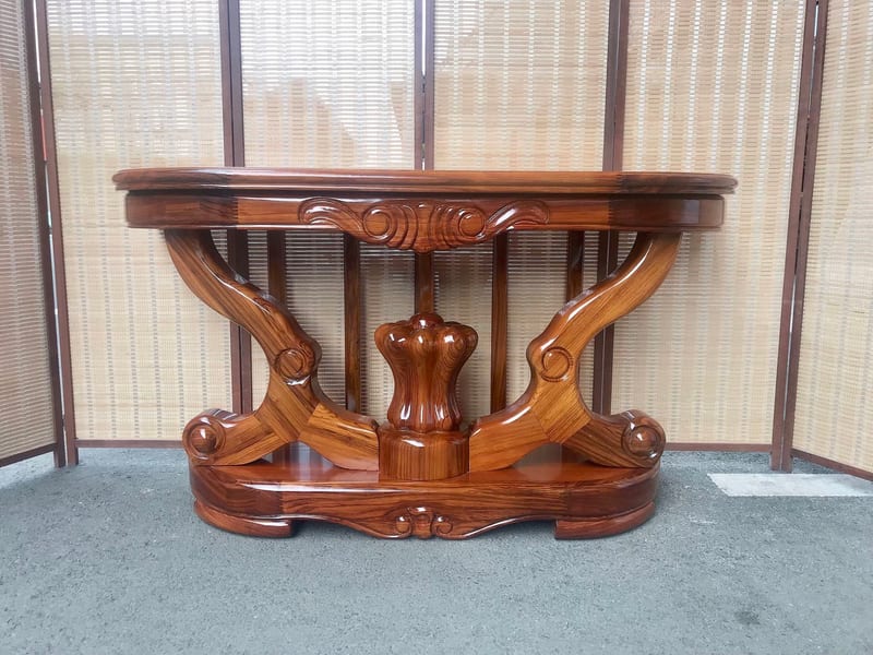 Weisen Bojue HDXA20 Ovangkol Entryway Console Table