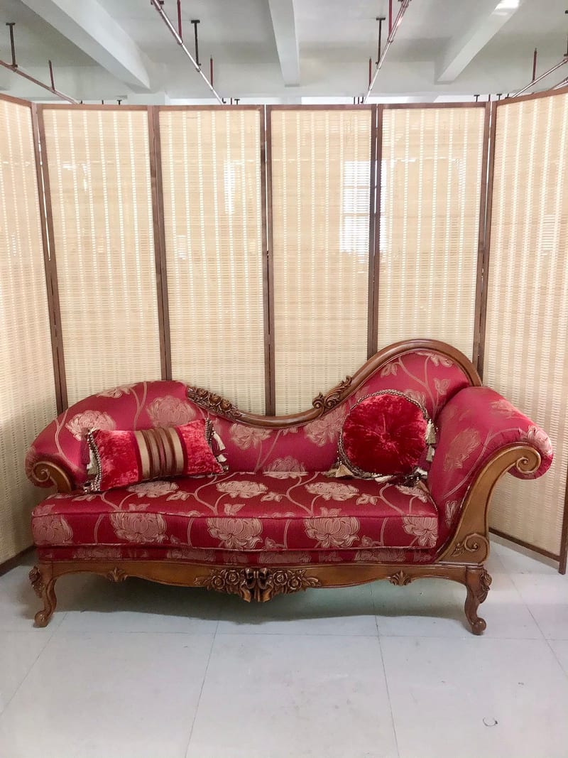 Alanst HDX808 Solid Beech Wood Chaise Lounge