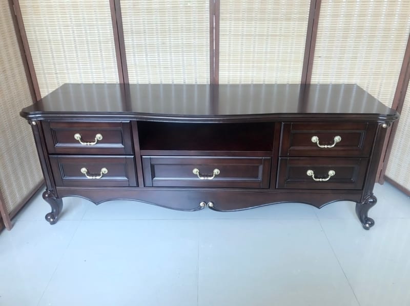 Fubang Meipin Alanster Solid Beech TV Stand & Wine Cabinet Set, HDX105-3