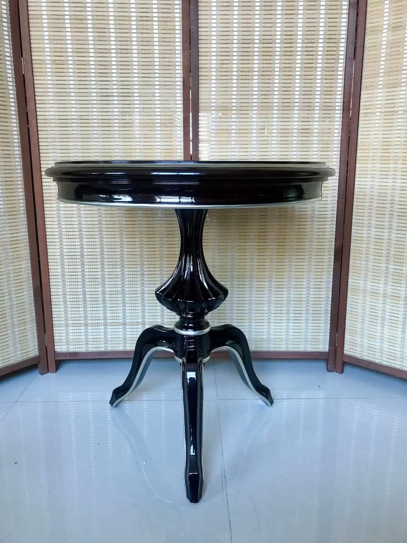 Allenster HDX315-7 Solid Beech Round Accent Table
