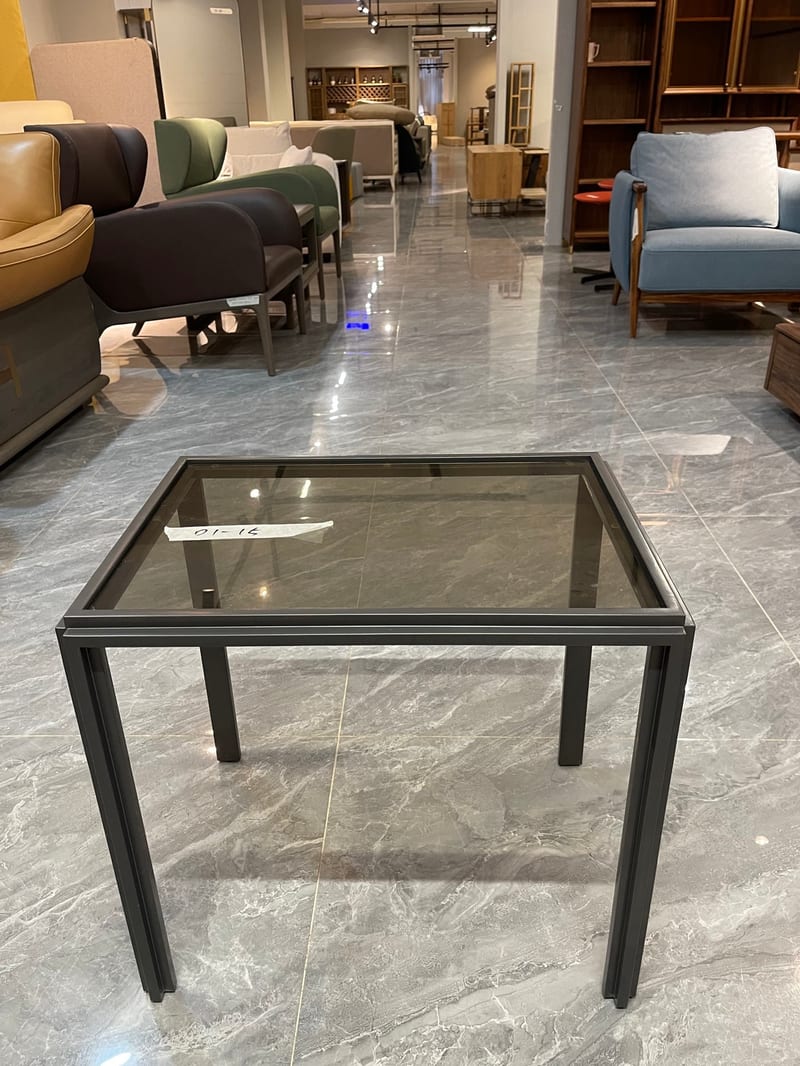 Bosen Jizhi JZ01-15C Italian Accent Table — Stainless Steel & Glass