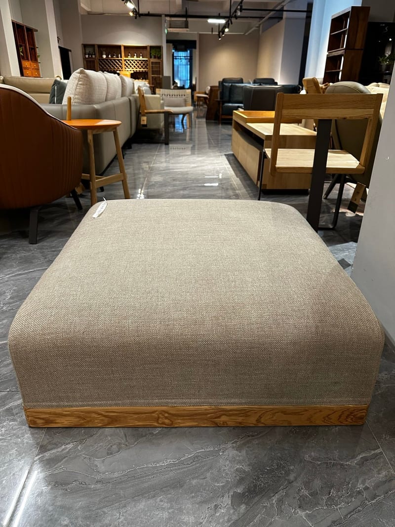 DAaZ H17009/H322 Solid Ash Wabi-Sabi Ottoman