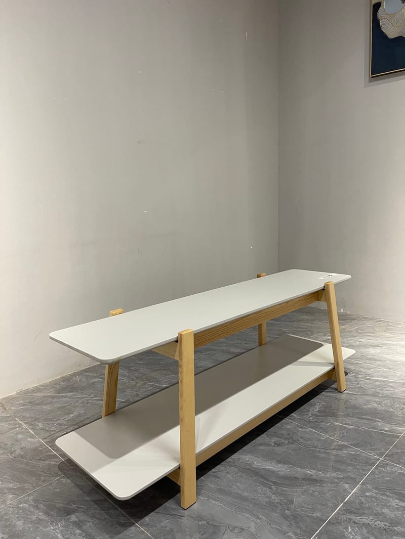 DAaZ Ash Two-Tier Open Bookshelf