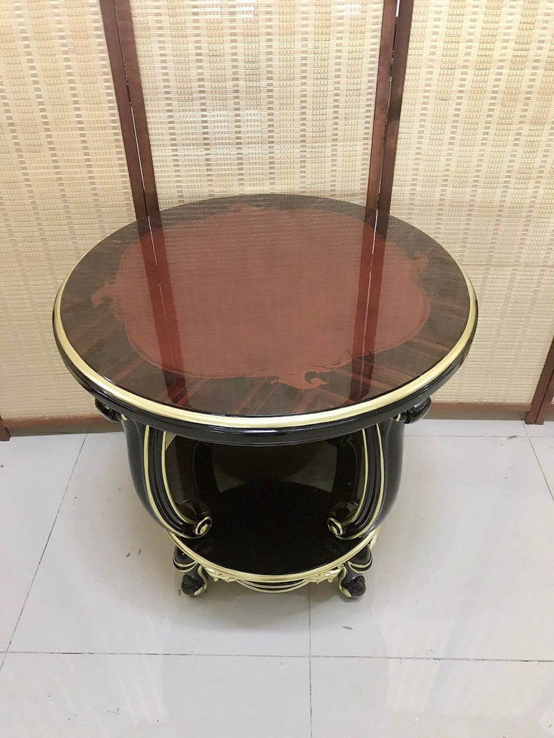 Oumei Gongguan HDX6001 Birch Round Side Table